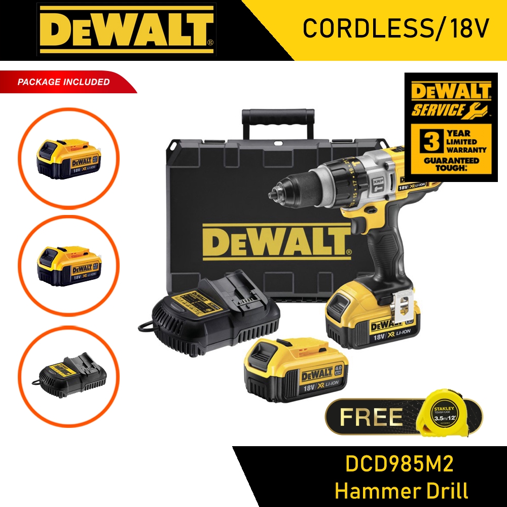 Dewalt dcd985m2 best sale