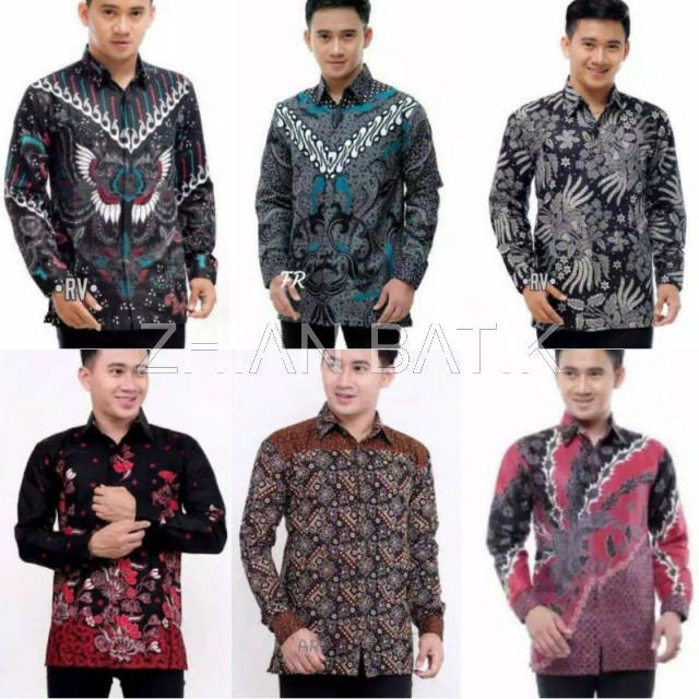 KEMEJA Men's batik Shirt/pekalongan batik Uniform/batik hem | Shopee ...