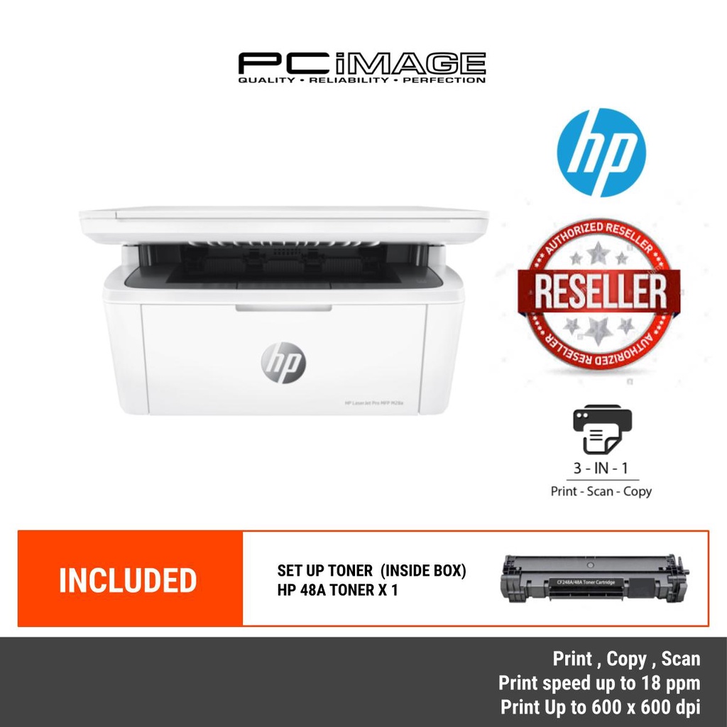 HP LASERJET PRO MFP M28A MONO PRINTER -PRINT, SCAN, COPY | Shopee Malaysia