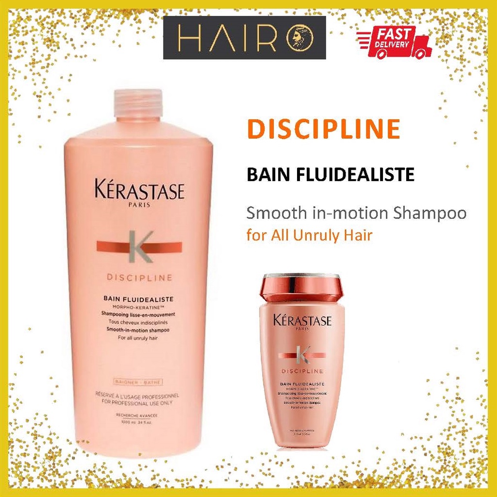 Kerastase Discipline Bain Fluidealiste Shampoo - 250ml/ 1000ml (for unruly  hair)