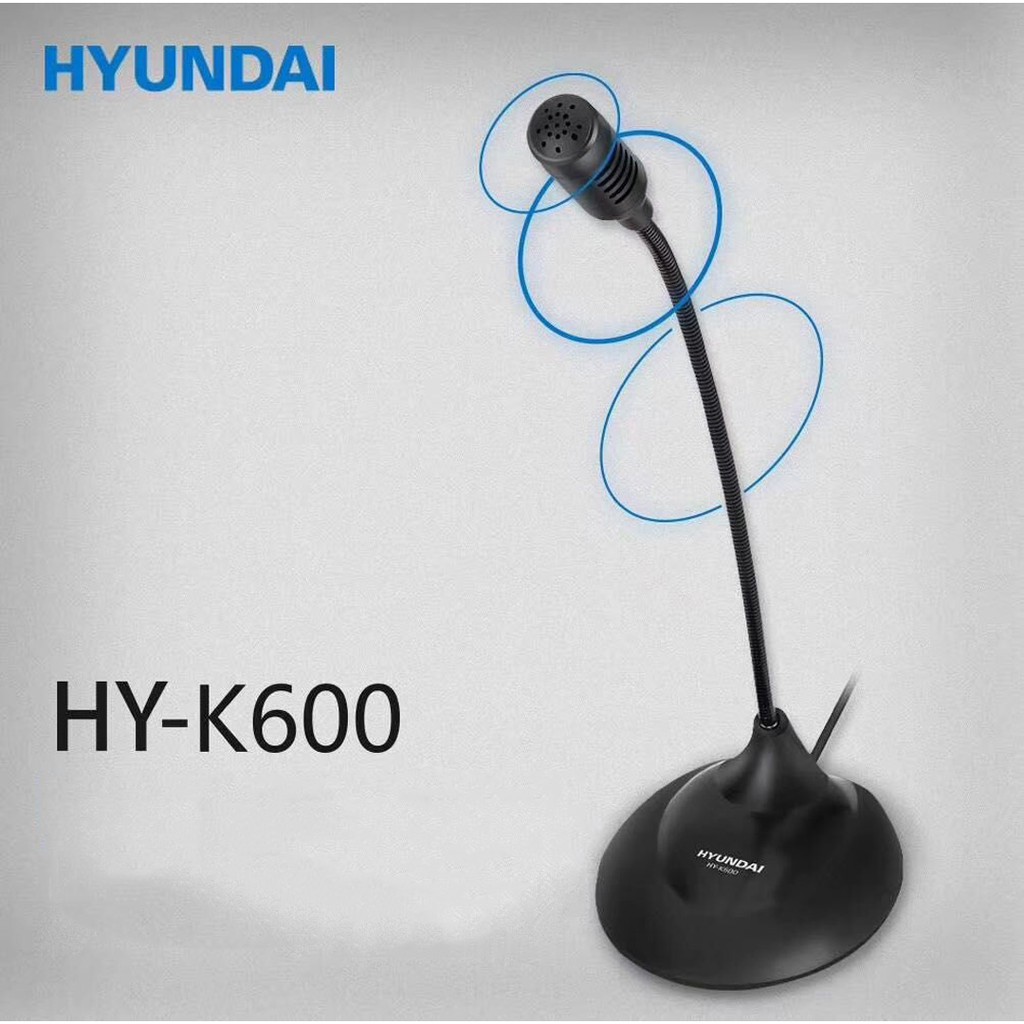 Hyundai MICROPHONE HY-K200 HY-K600 TABLE STAND MICROPHONE FOR PC NB ...