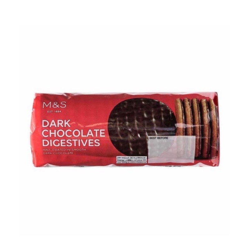 Dark Chocolate Digestive Cookies Mark Spencer Shopee Malaysia 5419