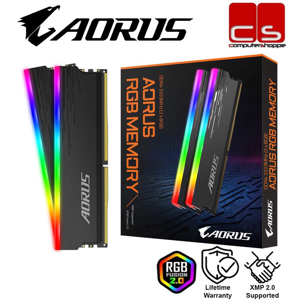 AORUS RGB Memory 16GB (2x8GB) 3200/3333MHz Ram