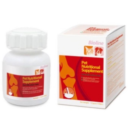 Bioline Pet Nutritional Supplement Goat Milk Calcium ,160 Tablets