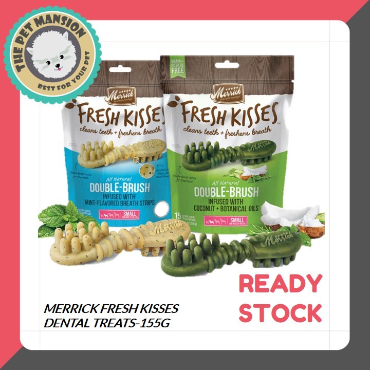 Fresh kisses best sale dog treats small