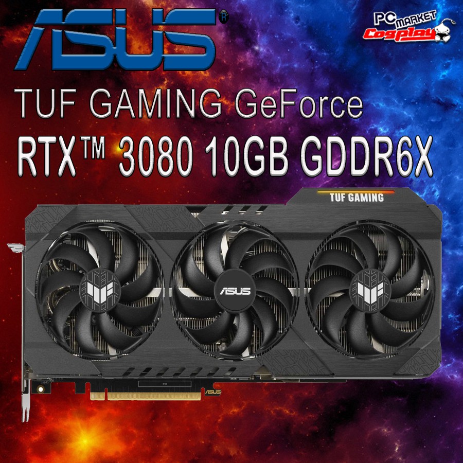 ASUS RTX 3080 TUF GAMING OC 10GB GDDR6X Graphic Card (NEW) | Shopee ...