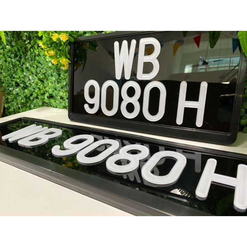 🔥Ready Stock 🔥Nombor Plate kereta 3D Crystal 3DCrystral Car Number ...