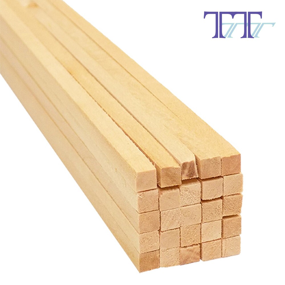 Balsa Wood Strips, Sticks (Square) 3MM, 5MM, 8MM, 10MM & 12MM