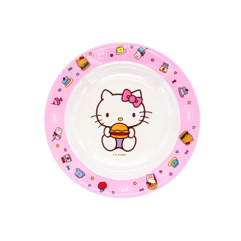 Hello Kitty Melamine Children Deep Plate - White Colour (8