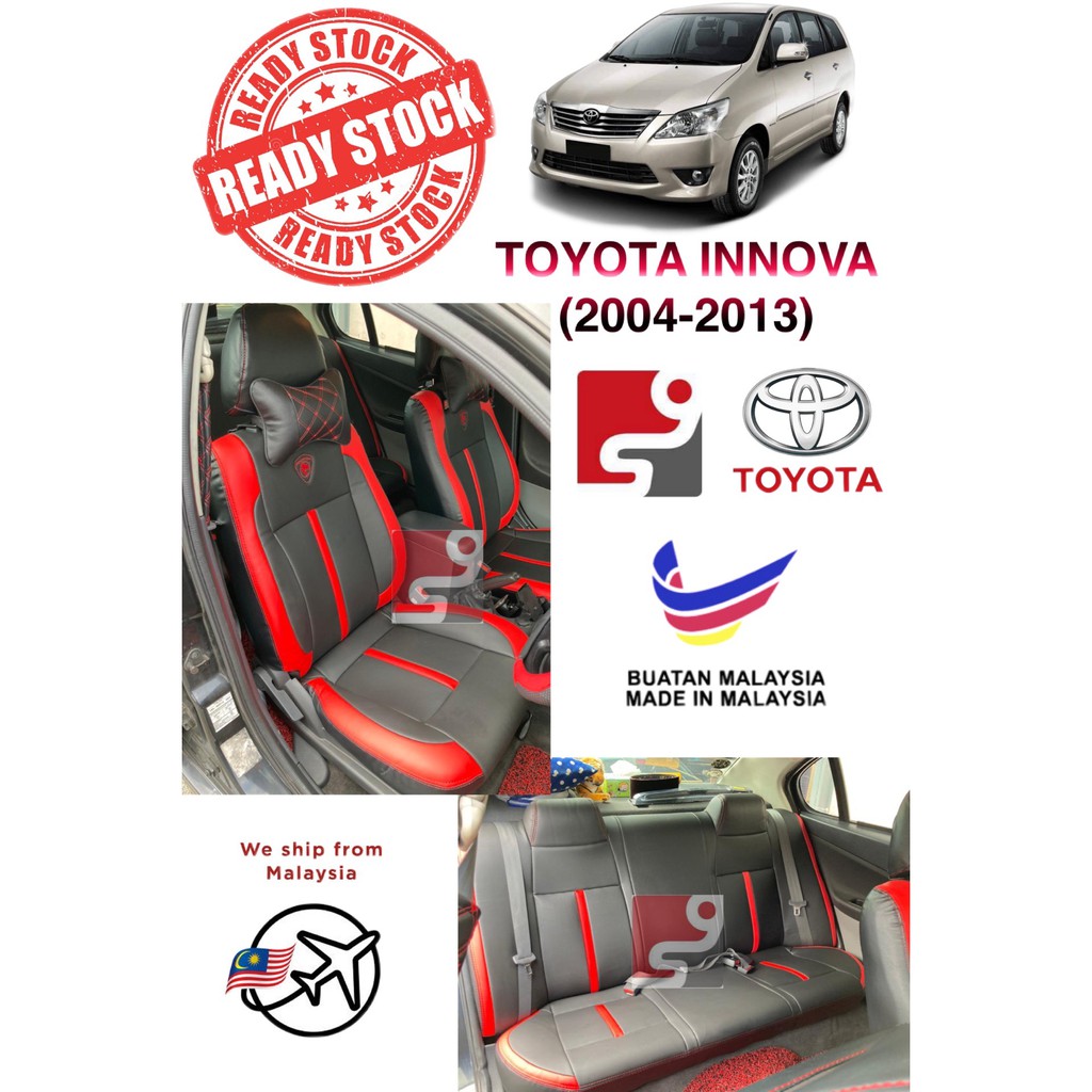 🔥OEM SEAT COVER FOR TOYOTA INNOVA 2004-2013 (MADE IN MALAYSIA 🇲🇾 ...