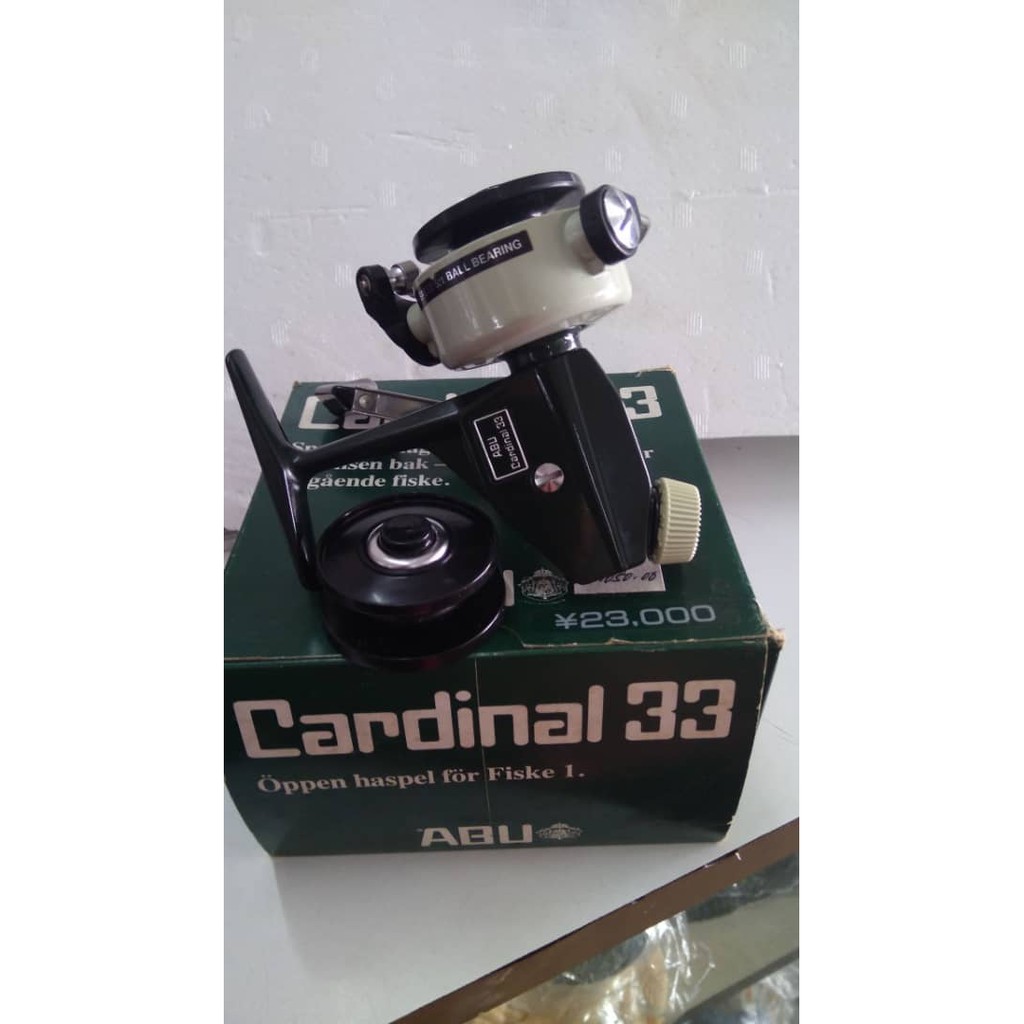 ABU GARCIA CARDINAL 33 ( SWEDEN ) fishing reel ( NEW condition 