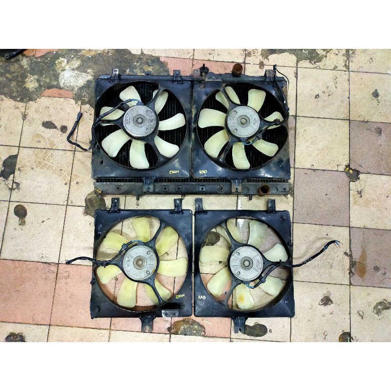 BIG Motor Radiator Fan Kipas High Speed Denso Wira Perdana Evo 3, Honda