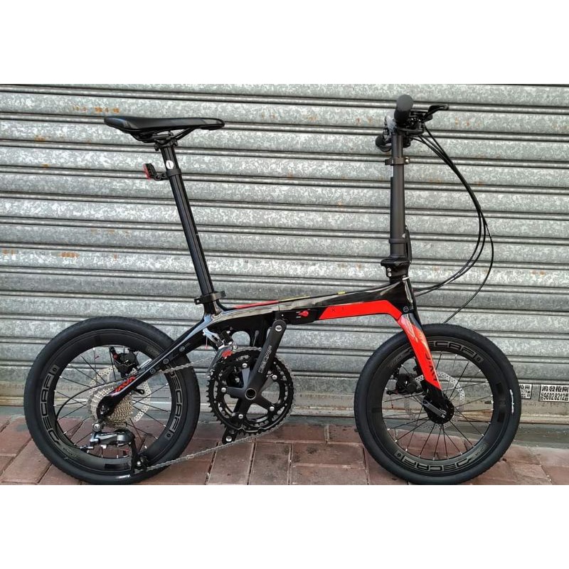 Carbon frame cheap folding bike