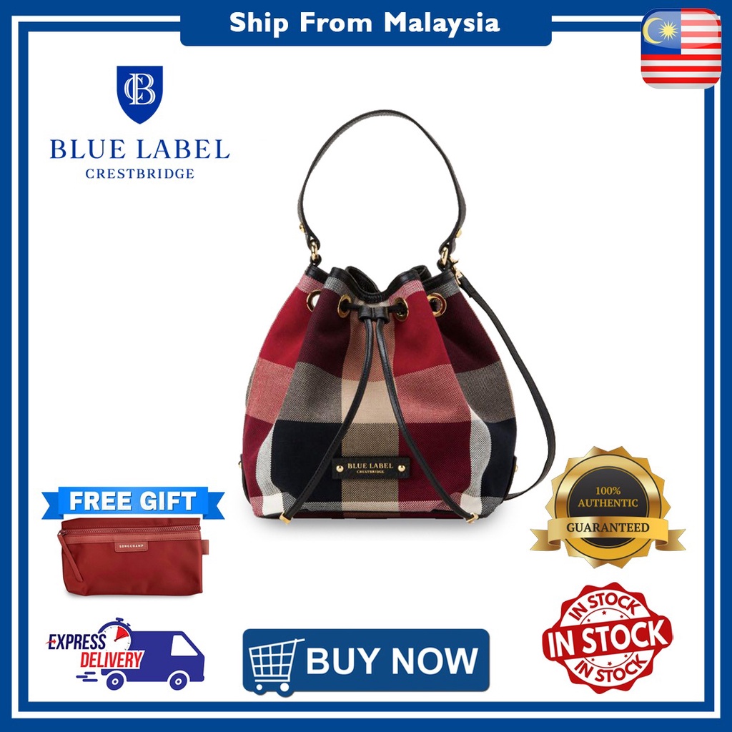 100% Authentic Bluelabel Crestbridge Buckle Bag | Shopee Malaysia