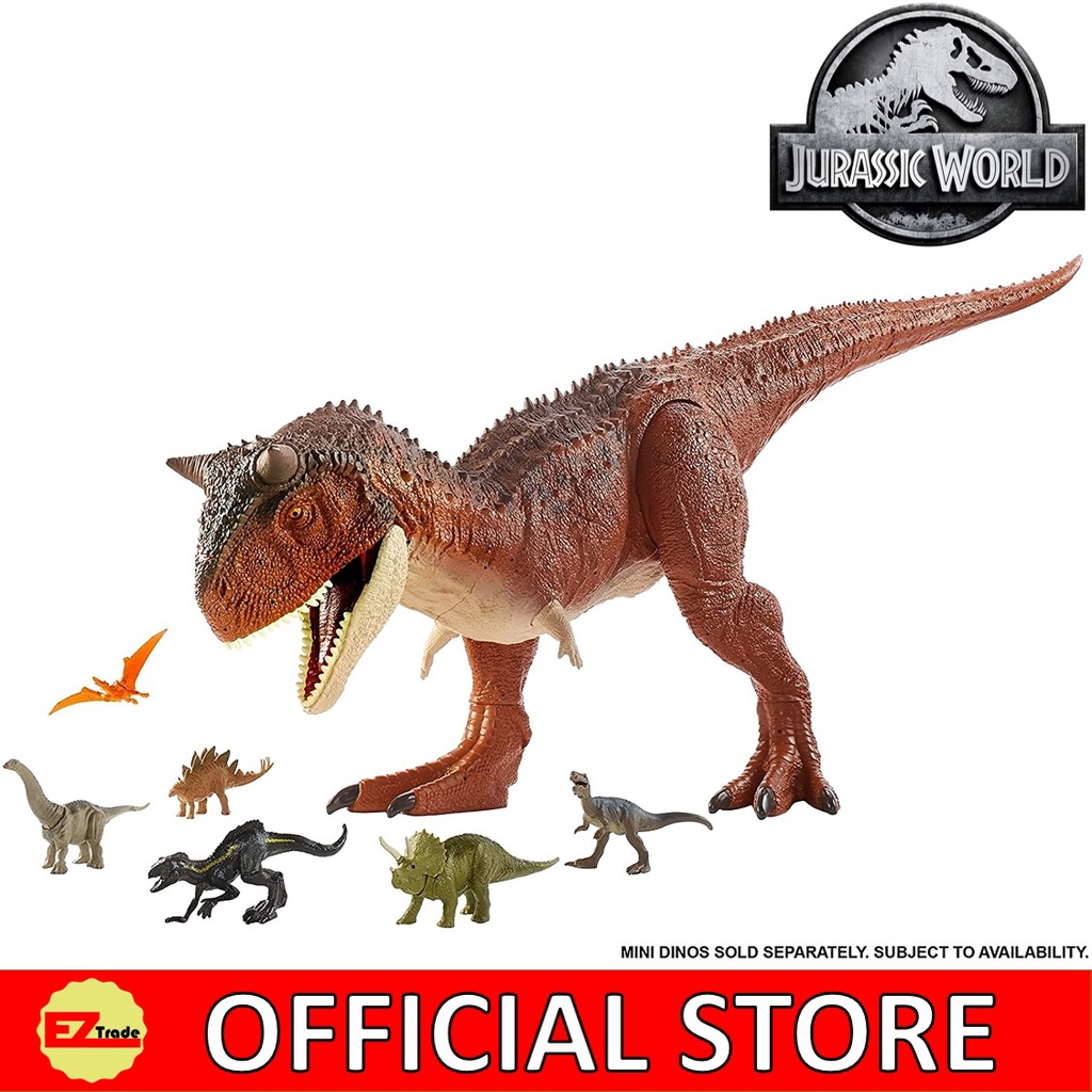 Jurassic World Colossal Carnotaurus Toro Dinosaur Action Figure HBY86 ...