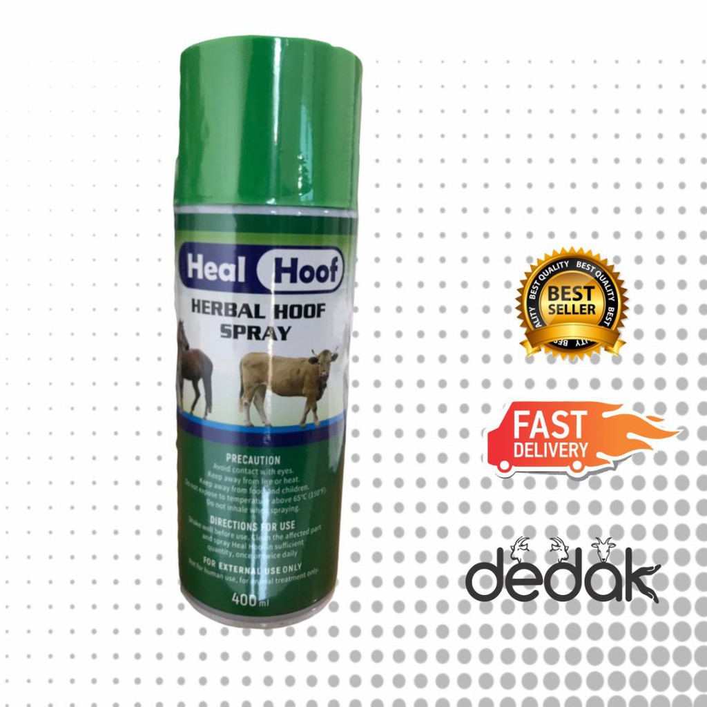 [ubat Spray Luka Tapak Kaki Haiwan] Heal Hoof Aerosol Spray 400ml