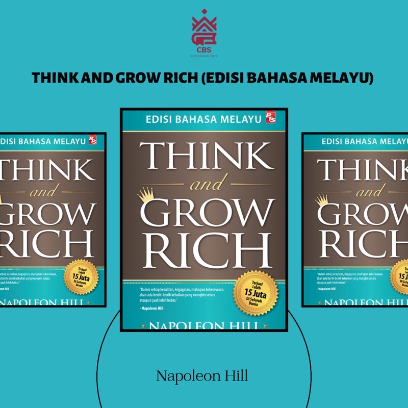 Think And Grow Rich Napoleon Hill Edisi Bahasa Melayu Shopee Malaysia