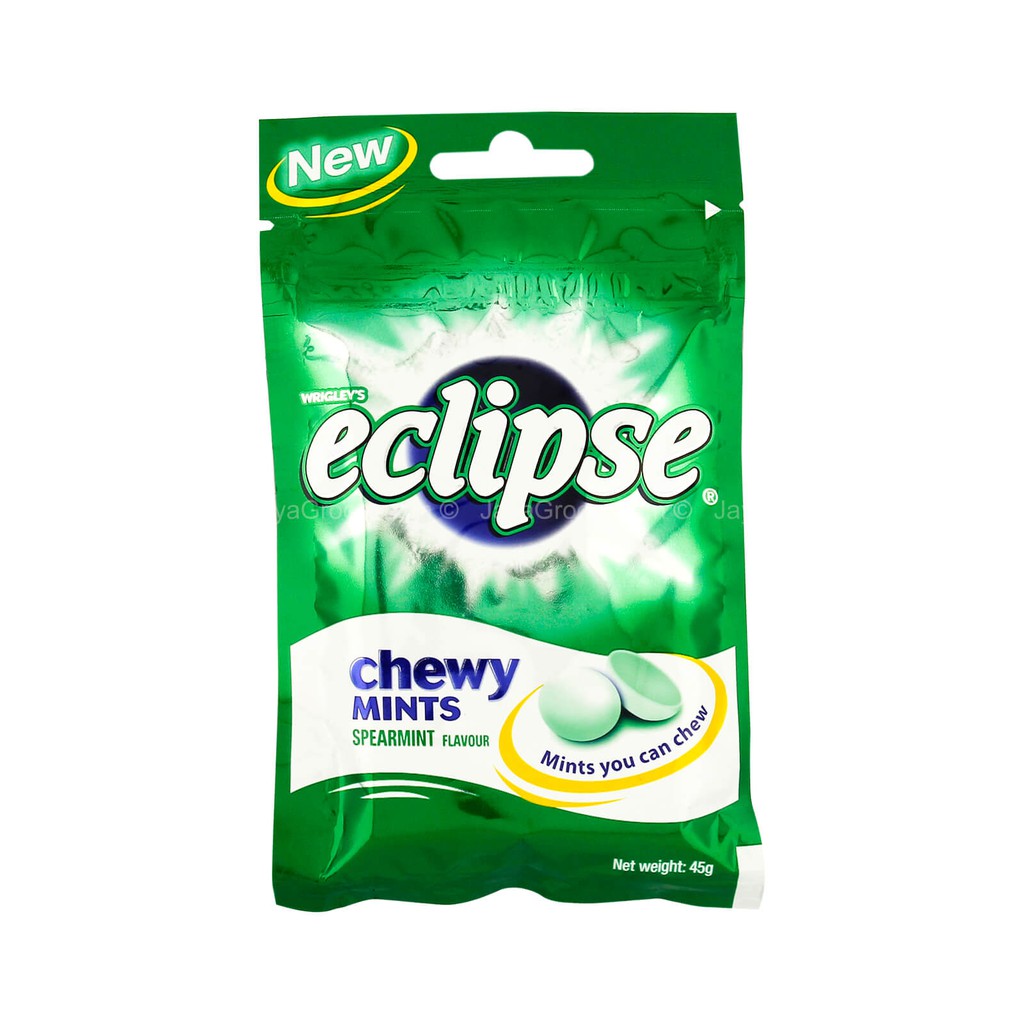 Eclipse Chewy Mints Spearmint Flavour 45g Shopee Malaysia