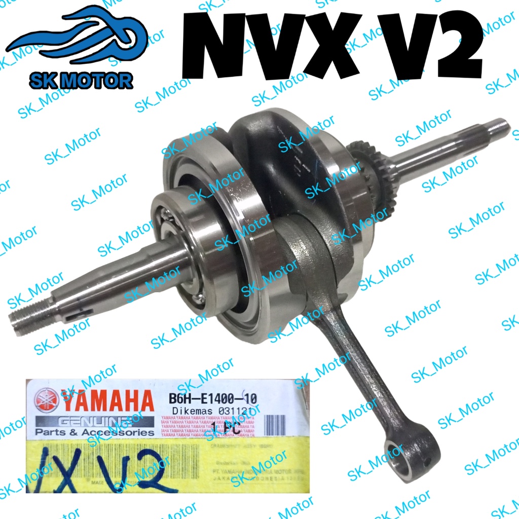 Yamaha Nvx155 Nvx 155 V2 N Max V2 Original Crankshaft Crank Shaft Assy B6h E1400 10 Shopee 3034