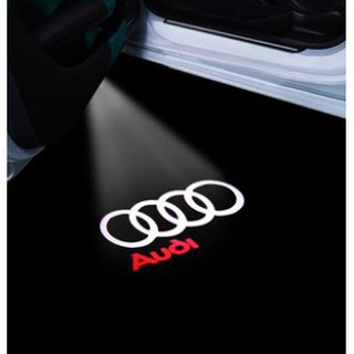 2Pcs Car Door Welcome Light LED Laser Logo Projector Courtesy Lamp for Audi  A3 A5 A7 Q3 Q5 Q7 A6L A4L TT RS sline