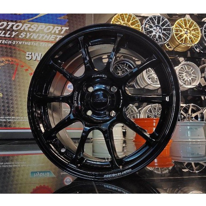 NEW RIM 15 6.5JJ RAYS ZE40 GLOSSY BLACK AXIA BEZZA KELISA KENARI VIVA ...