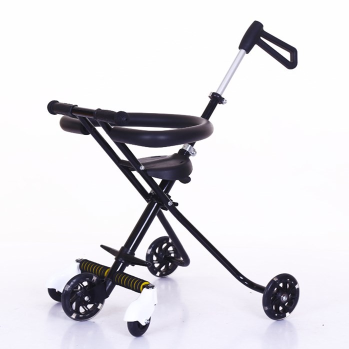 Cute Baby Magic Stroller 5 Wheels Portable Folding Tricycle Hand Push Walker Kids with Safety Fence Kereta Tolak Bayi Shopee Malaysia