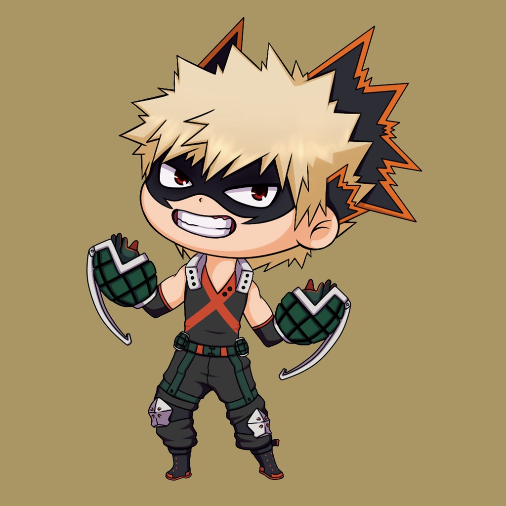 My Hero Academic transfer Patch clothes Bakugou Katsuki deku Clothing ...