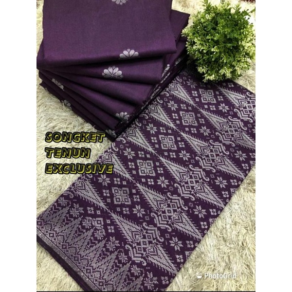 Kain Pasang Songket Bunga Tabur /songket Tenun Asli | Shopee Malaysia