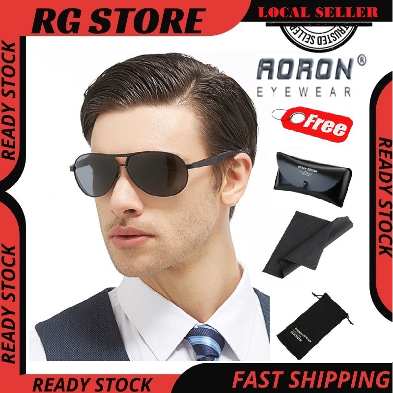 🔥🔥QUALITY🔥🔥AORON Mens Glasses Polarized Sunglasses Male Driver's