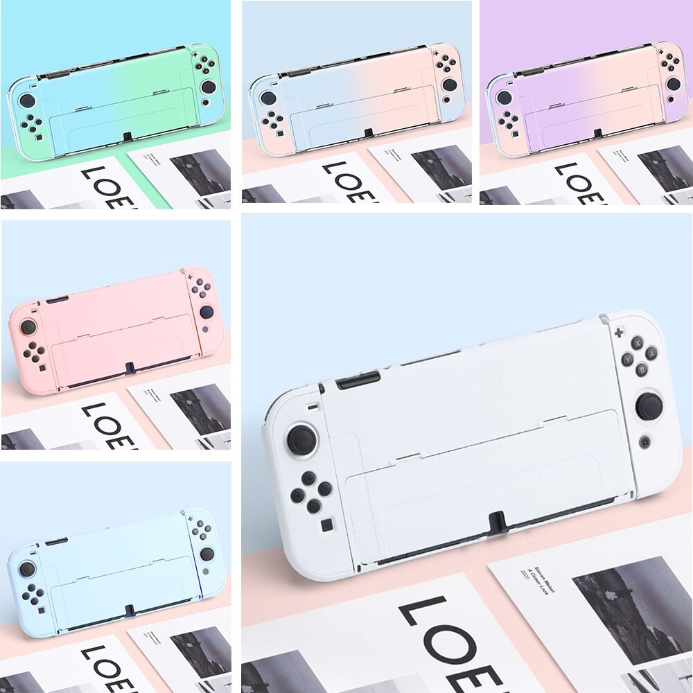 [Dockable] Nintendo Switch OLED Colorful Cute Hard Crystal Protective ...