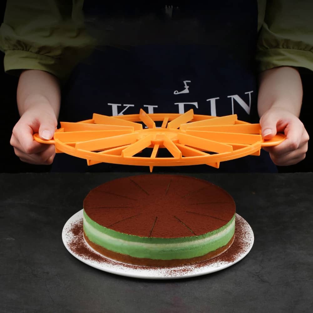 Cake Divider Slice Pie Cake 10 / 12 Piece Equal Portion Marker Divider