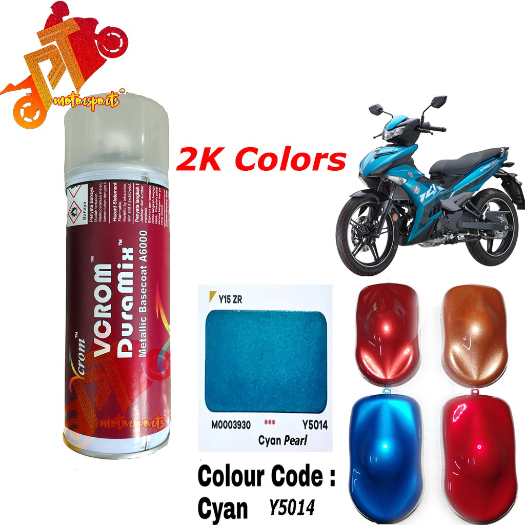 Spray Tin Y15ZR Cyan CM6 Ex5 Color Warna Hijau Ysuku Warna 400ml Ex5 ...