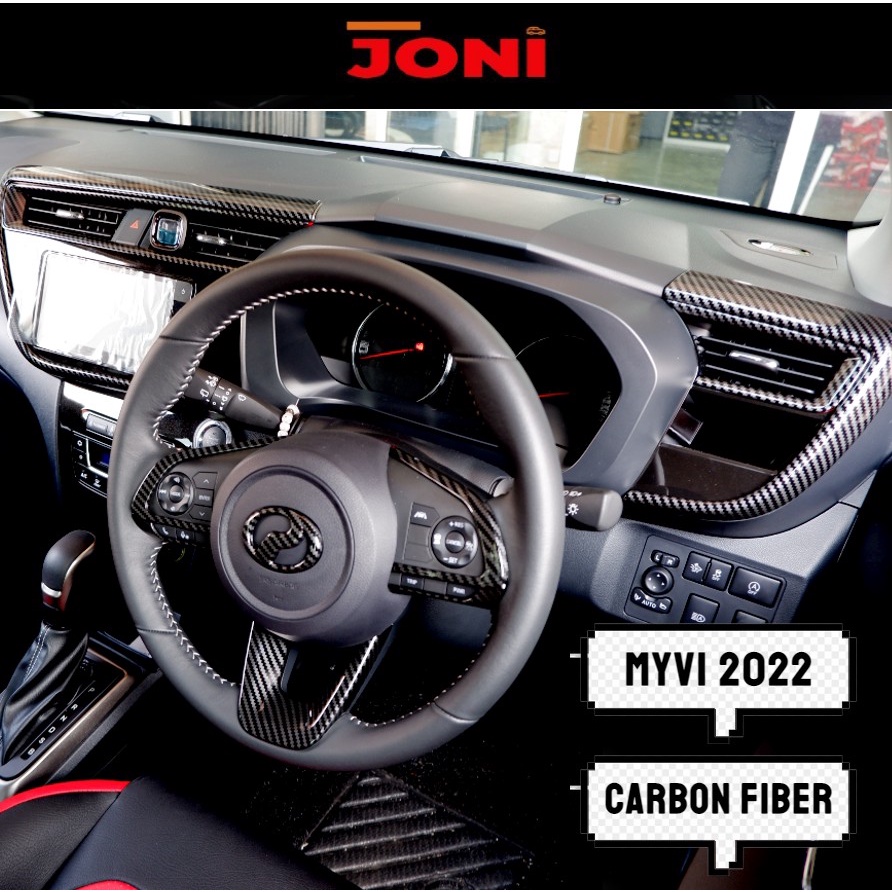 Full Set Interior Perodua Myvi 2018 - 2024 carbon fiber accessories ...