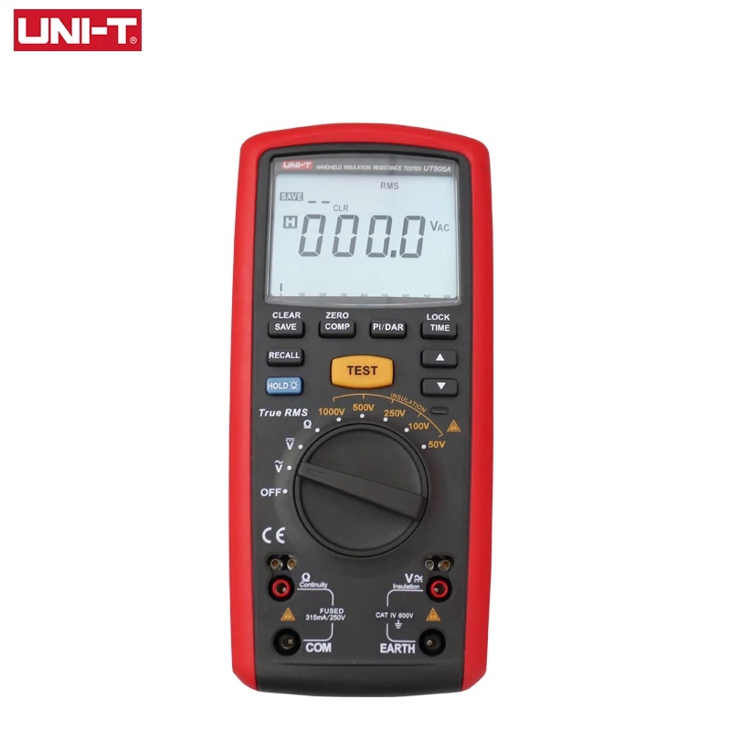 UNI-T UT505 Series Handheld True RMS Insulation Resistance Testers ...