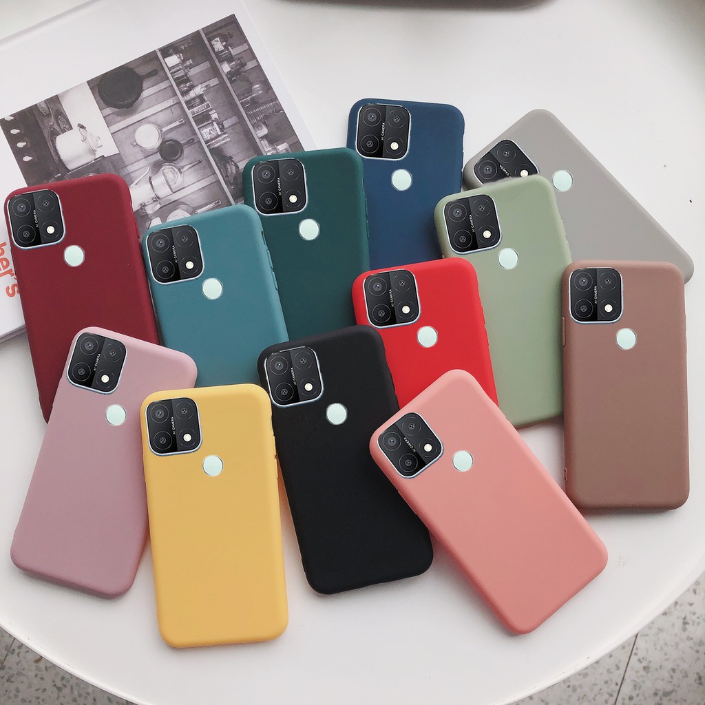 Phone Skins Oppo A53 Skin Oppo A15 A53 2020 Realme C17 Candy Color