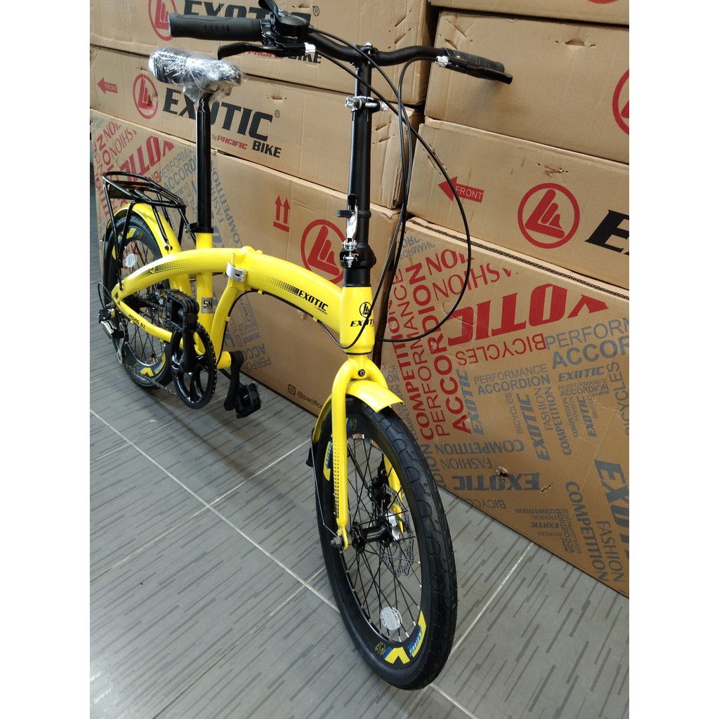 Exotic best sale folding bike