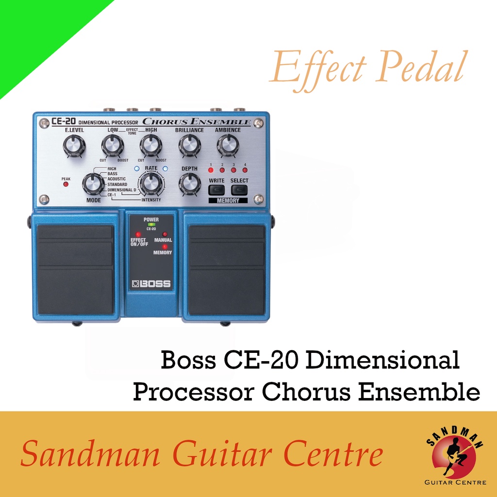 Boss CE-20 Dimensional Processor Chorus Ensemble Effect Pedal | Shopee ...