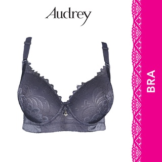 Audrey Style Wired 5/8 Moulded Push Up Bra - B Cup Size 73-8156
