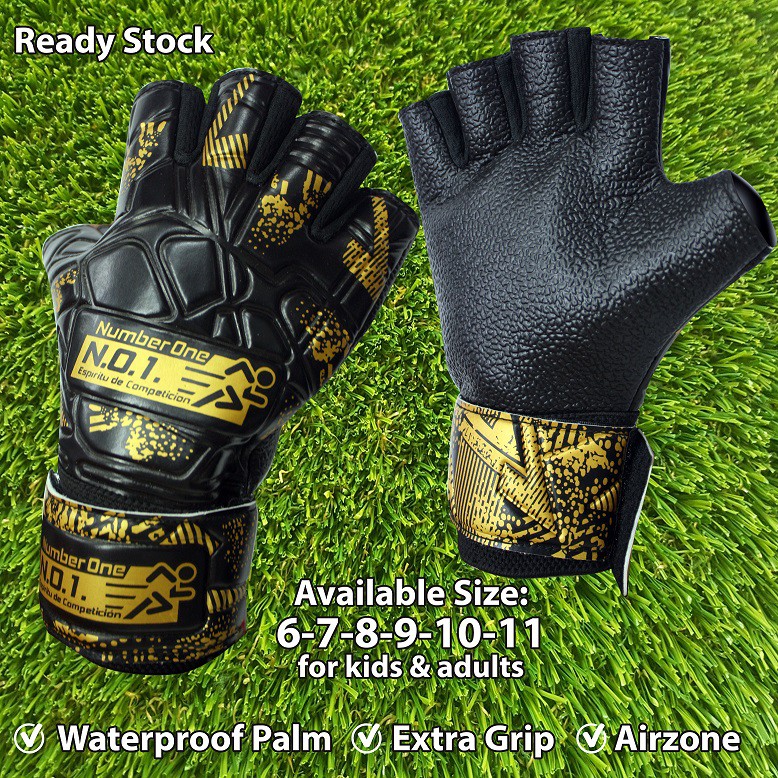 Futsal goalie hot sale gloves