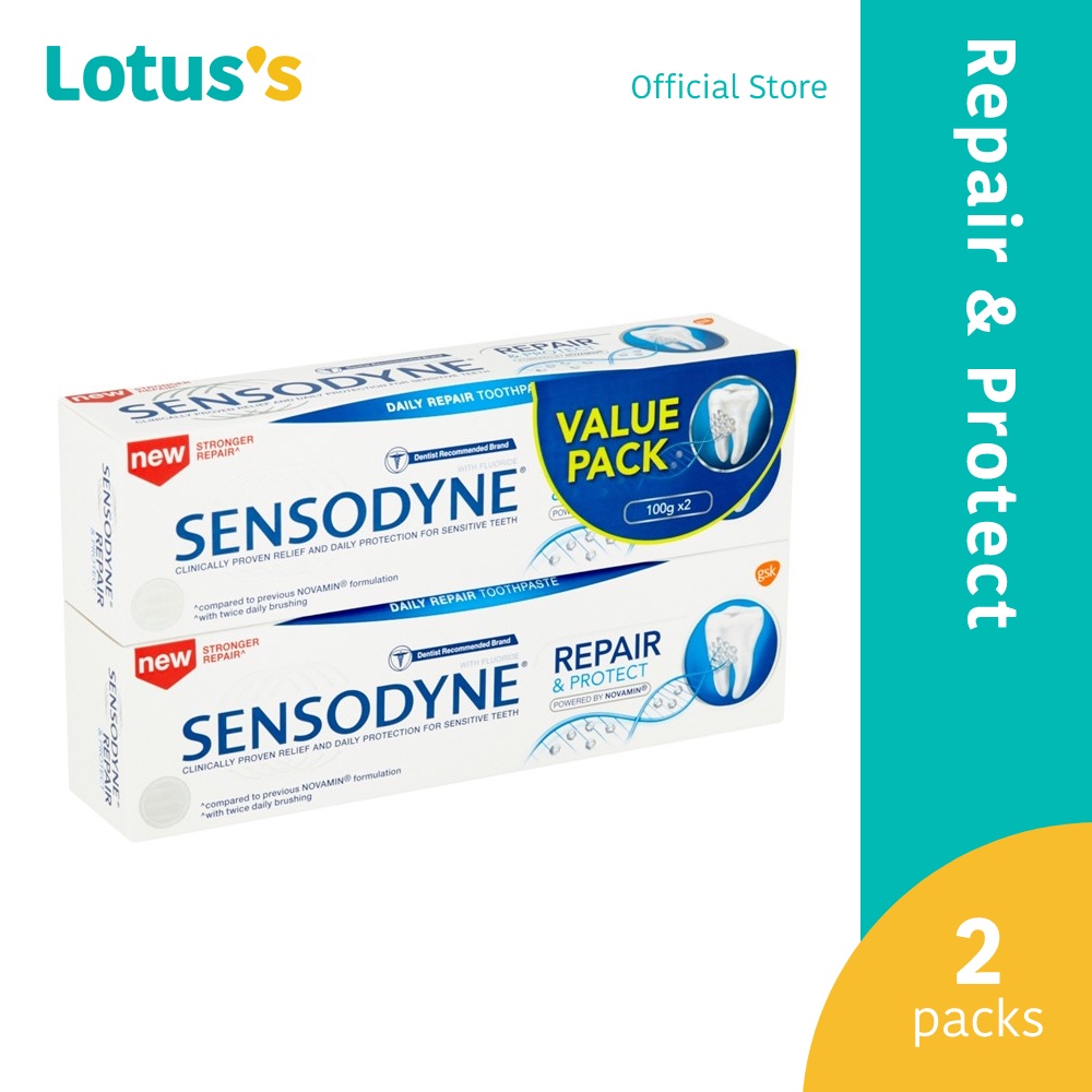 Sensodyne Repair & Protect Original Daily Repair Toothpaste 2 x 100g
