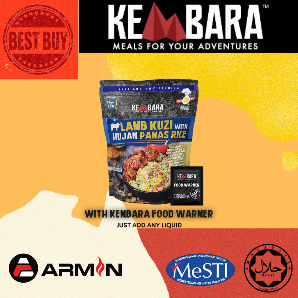 Kembara Meal Hot Item !!! LAMB KUZI WITH HUJAN PANAS RICE [ Heating ...