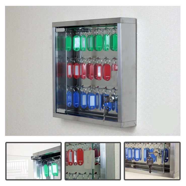 Glass Panel 25250609 Stainless Steel Key Box 9 Keys | Shopee Malaysia