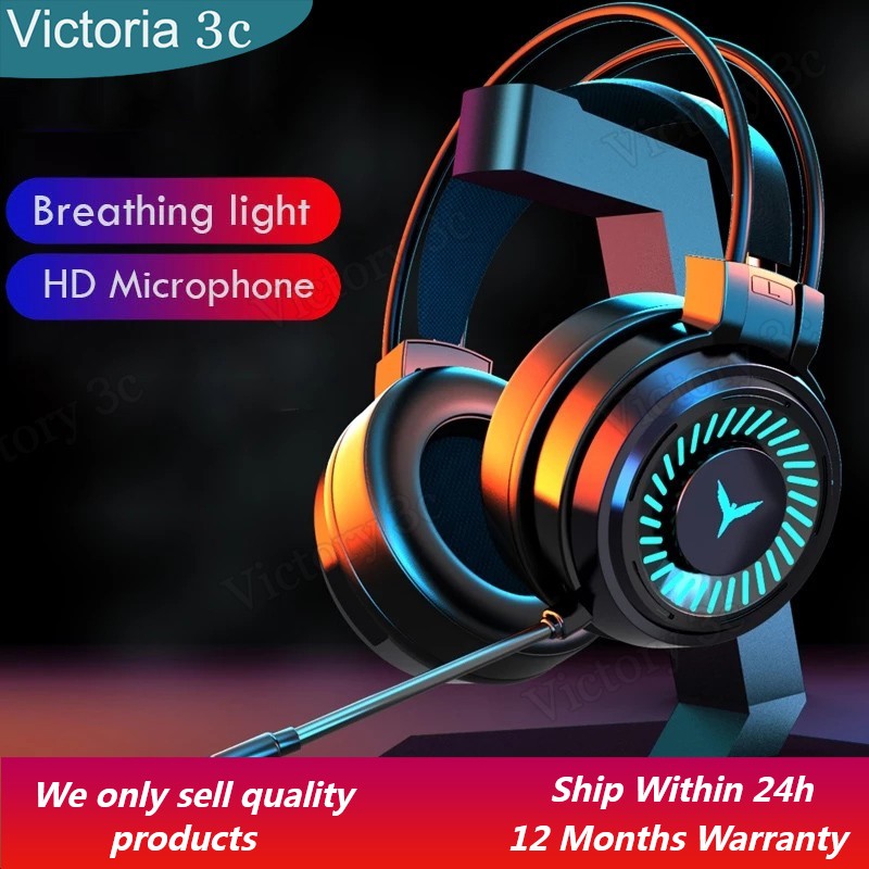 Gaming Headsets Gamer Headphones Surround Sound Stereo Wired Earphones ...