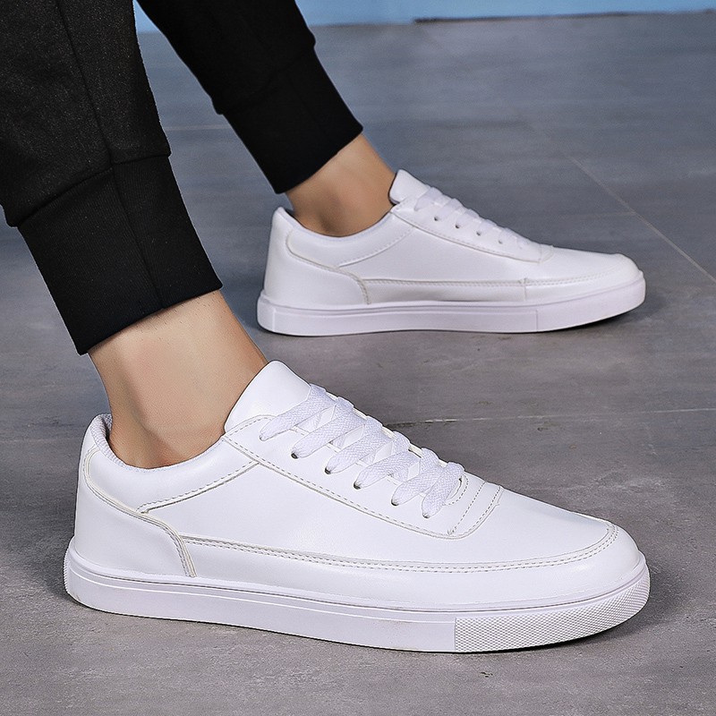 All white shop canvas shoes mens