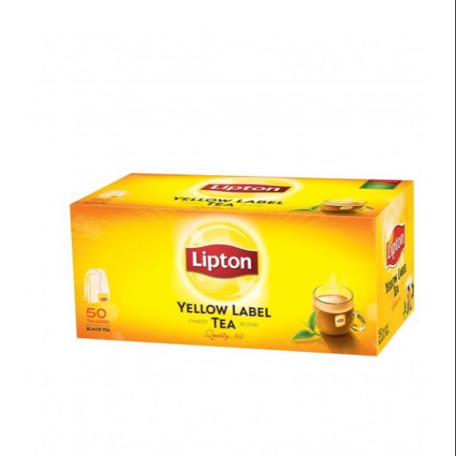 LIPTON YELLOW LABEL BLACK TEA 50'S Shopee Malaysia