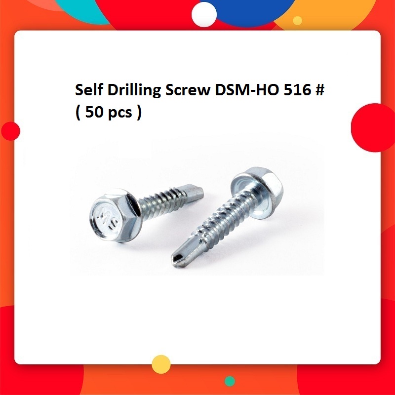 Self Drilling Screw Dsm Ho 516 10 X 5 8 Skru Besi Bumbung Skru