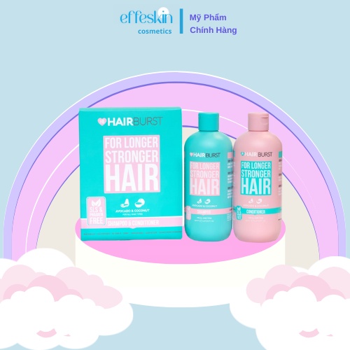 Hairburst Shampoo And Conditioner Set Supports Hair Growth 350ml X 2 Effeskin Dishes Shopee Malaysia 0474