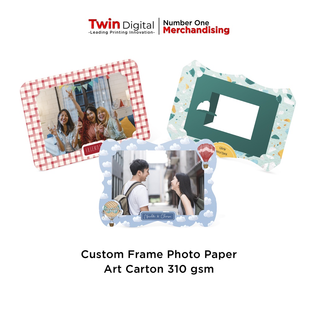 Twindigital Custom Photo Paper Frame Photobooth Frame Size 3R And 4R