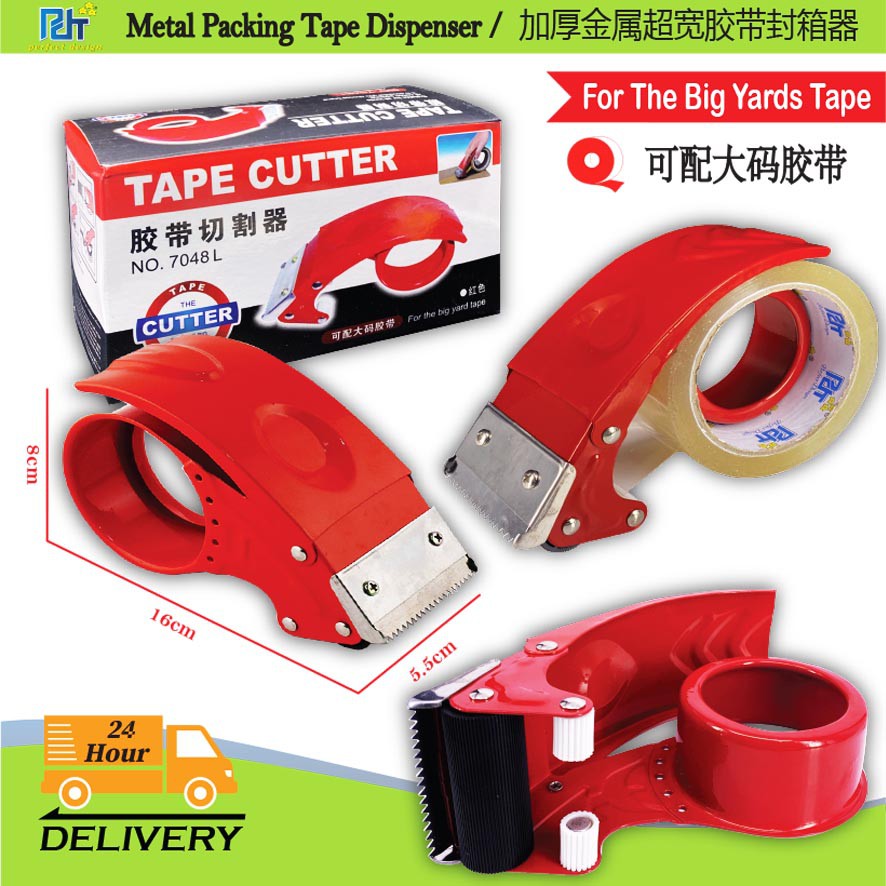 Tape Dispenser/ Cutter 48mm OPP Hand Box Packaging Roller Cutter METAL