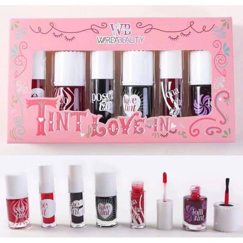 New Warda 6in1 Love in Lip tint set Shopee Malaysia